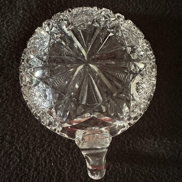 HAWKES American Brilliant Cut Glass Nappy Dish Bowl Signed - Picture 4 of 12